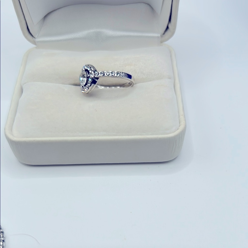 Elegant Crystal Ring Size 4.5​​​​​ - Picture 10 of 14